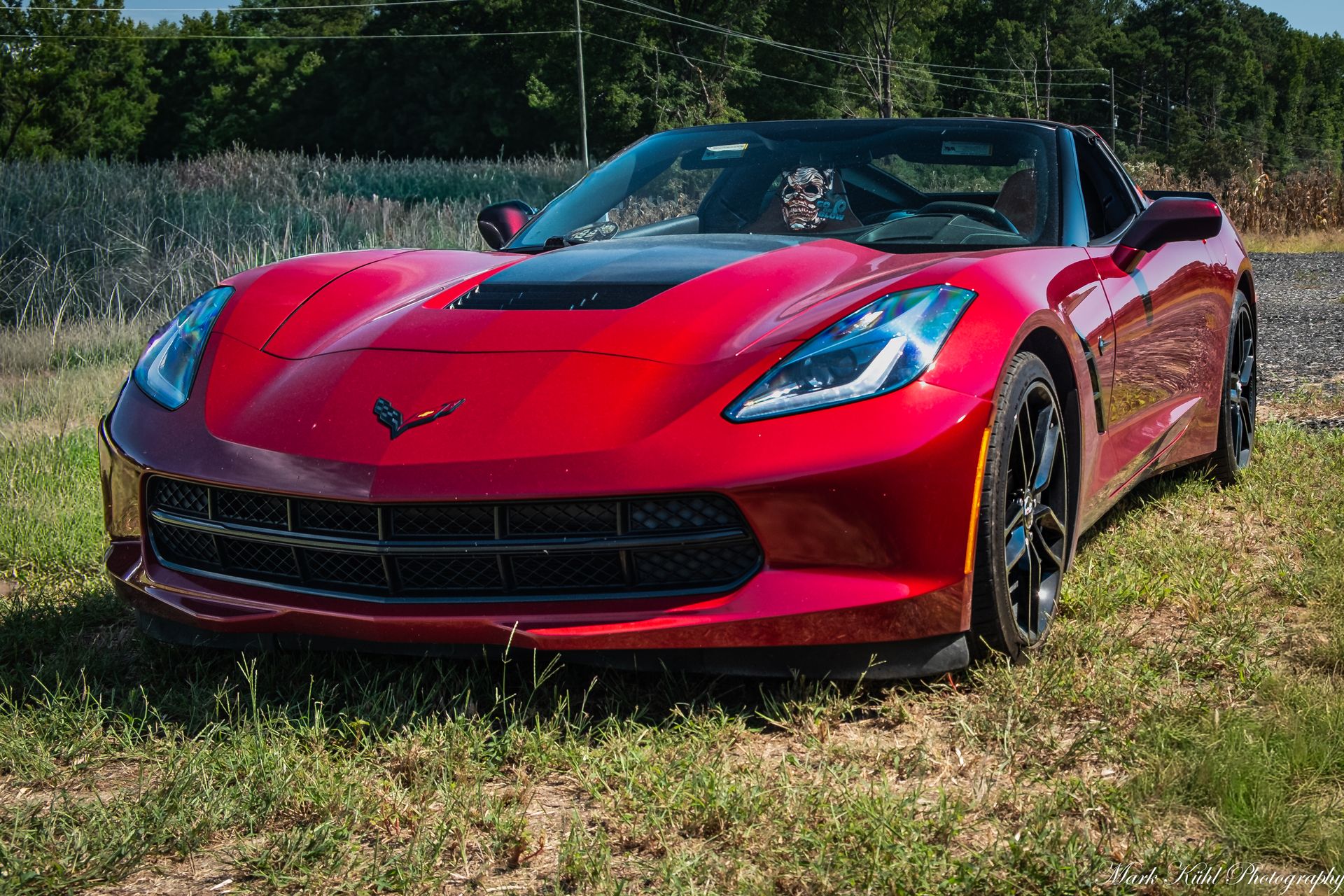 Red Vette with mask 1
